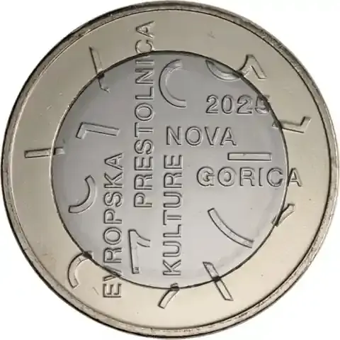 Slowenien 3 Euro 2025 – Kulturhauptstädte Nova Gorica – Gorizia - Herstellerpreis