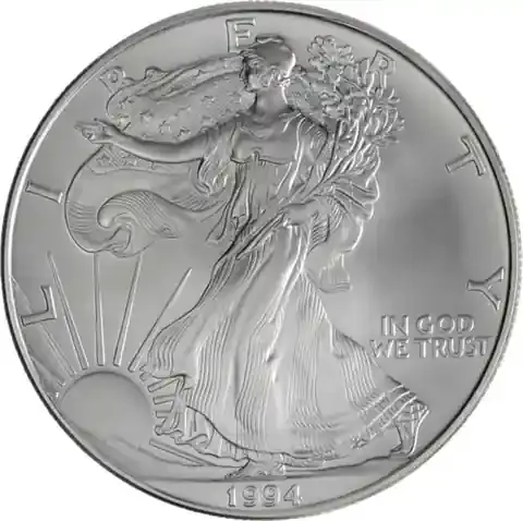 Letzte Stücke - USA – 1 Unze Silber 1994 – American Silver Eagle