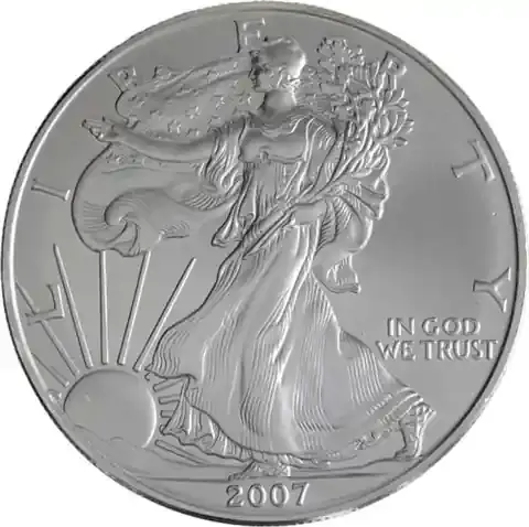 USA – 1 Unze Silber 2007 – American Silver Eagle | Jetzt neu
