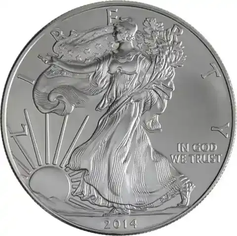USA – 1 Unze Silber 2014 – American Silver Eagle - Letzte Stücke