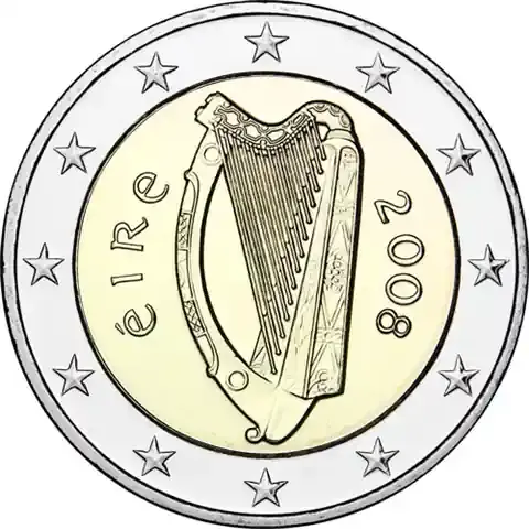 Irland 2 Euro 2008 – Keltische Harfe | Neu