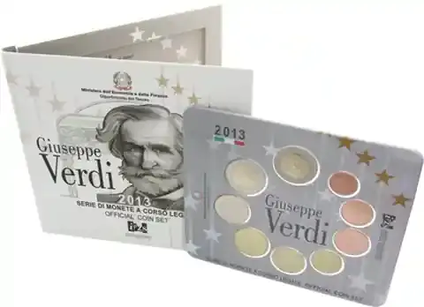 Italien 5,88 Euro 2013 KMS 1 Cent – 2 Euro Guiseppe Verdi - Qualitätsprodukt