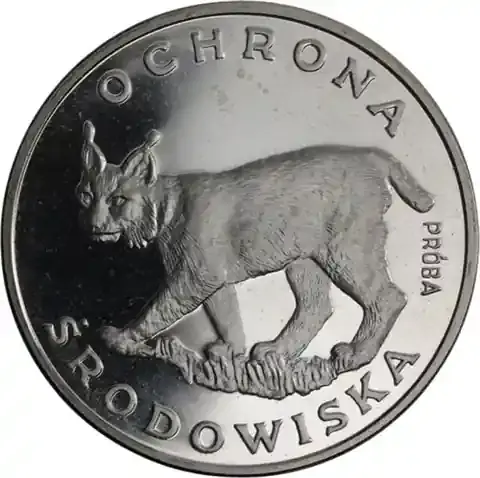 Sparangebot | Polen 100 Zloty 1979 PP – Umweltschutz – Nordluchs – SILBER-PROBE