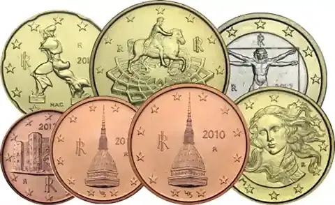 Italien 1,88 Euro 2010 – Kleinmünzensatz 1 Cent – 1 Euro | Begrenzte Stückzahl