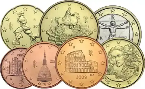 Brandneu - Italien 1,88 Euro 2009 – Kleinmünzensatz 1 Cent – 1 Euro