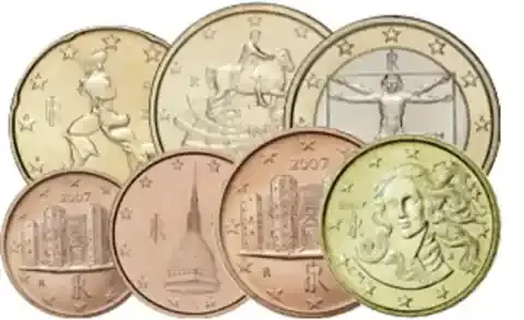 Top bewertet | Italien 1,88 Euro 2007 – Kleinmünzensatz 1 Cent – 1 Euro