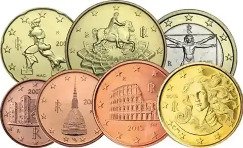 Nur wenige verfügbar - Italien 1,88 Euro 2015 – Kleinmünzensatz 1 Cent – 1 Euro