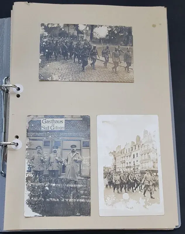 Kaiserreich Fotoalbum Soldatenfotos Göttingen guter Zustand - Schnäppchen