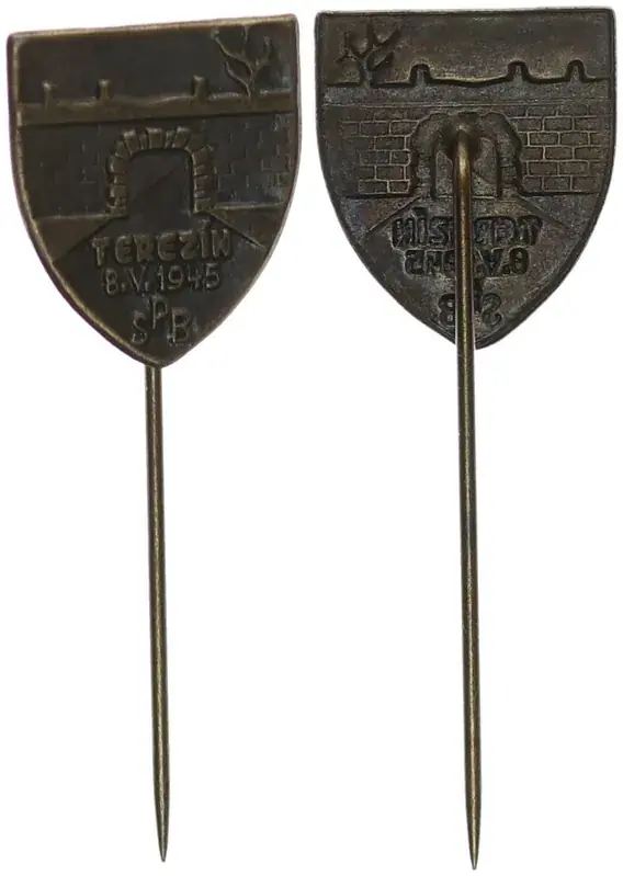 3. Reich Orden 1945 Erinnerungsnadel KZ Terezin guter Zustand - Hammerpreis