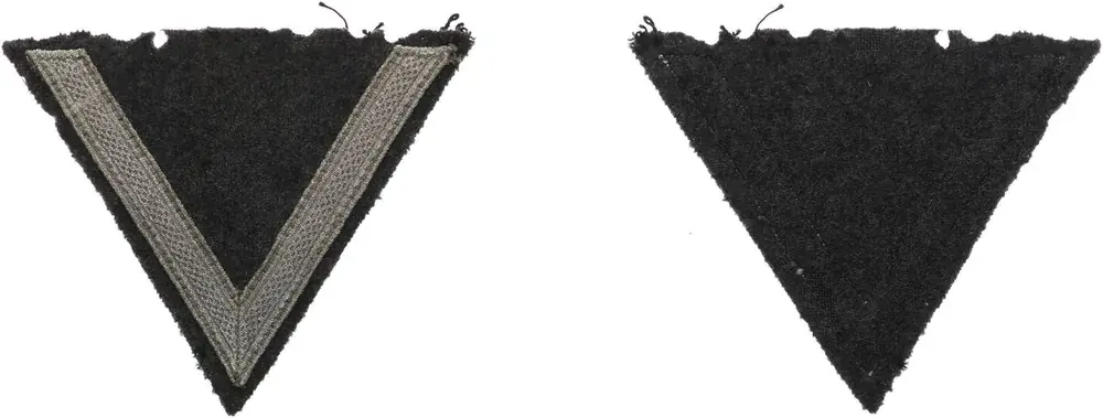 3. Reich Uniformteil Luftwaffe Gefreiter Winkel/Ärmelabzeichen guter Zustand - Top bewertet