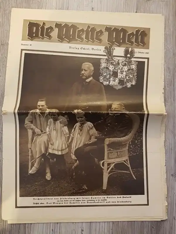 Deutschland Zeitung 1927 Die neue Welt gebrauchter Zustand | Jetzt sparen