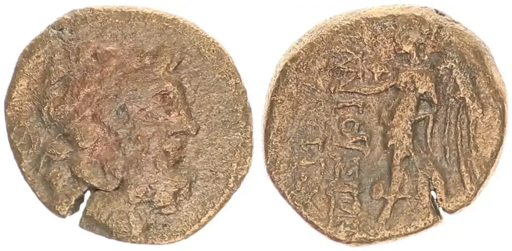 Antikes Griechenland Kilikien AE 21 1.Jh. v.Chr. Kilikien, Elaiussa-Sebaste. AE21 Zeus / Nike s-ss | Expresslieferung