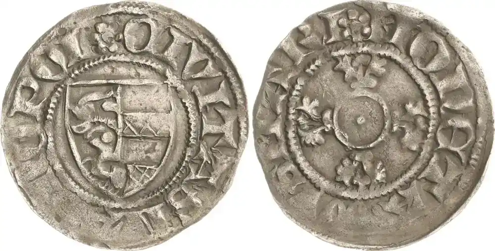 Mecklenburg-Wismar, Stadt Witten nach dem Rezess von 1387 Kl. Prägeschwäche am Rand, sehr schön - Abverkauf