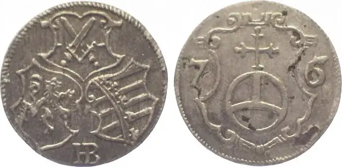 Preisknaller - Sachsen-Albertinische Linie Dreier 1576 HB August 1553-1586. Winz. Schrötlingsfehler, vorzüglich