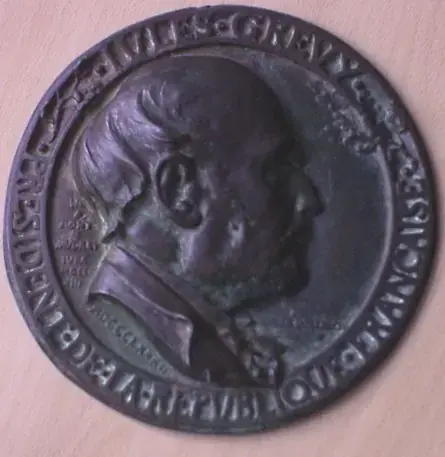 Schnell zugreifen | Frankreich-Personenmedaillen 1883 Grévy, Francois Paul Jules *1807 Mont0sous-Vaudrey, +1891. Vorzüglich