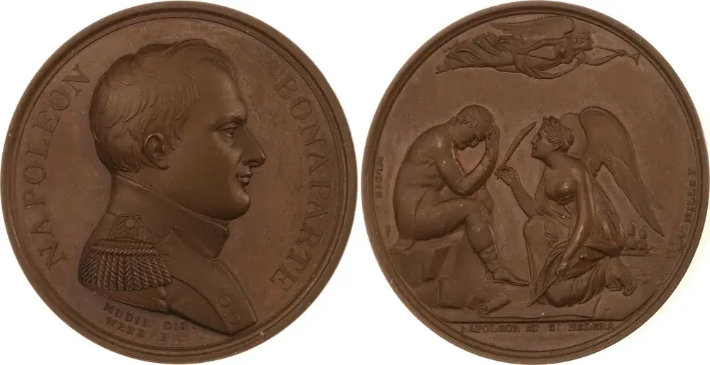 Sonderaktion - Großbritannien Bronzemedaille George IV. 1820-1830. Vorzüglich