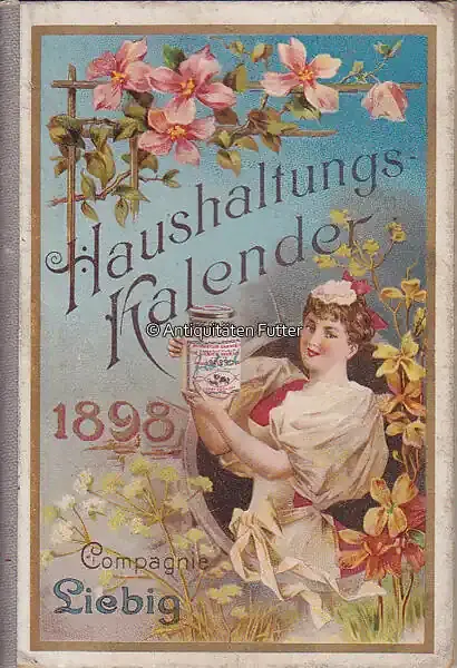 Topseller | Deutsches Reich / Antwerpen 1898 Haushaltungskalender / Liebig Compagnie 3