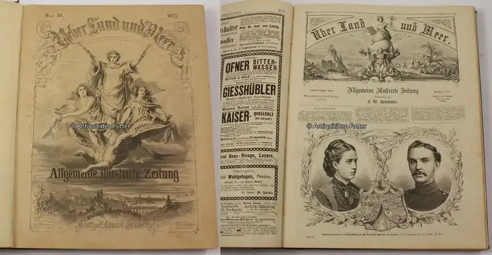 Deutsches Reich 1877 F. W. Hackländer / Allgemeine Illustrierte Zeitung / Über Land und Meer 3 - Sichere Zahlung