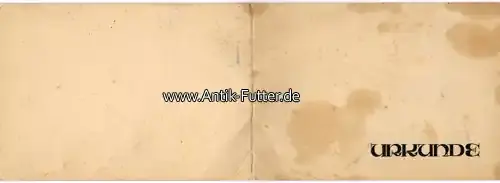 Jetzt neu - Halberstadt 1943 Urkunde/NS. Reichsbund für Leibesübungen / Prüfungswettkampf 100m Kraulschwimmen 3-4