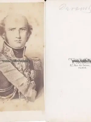 Frankreich um 1865 Carte de visite / CdV / Louis-Nicolas Davout / General 3 - Geprüfte Qualität