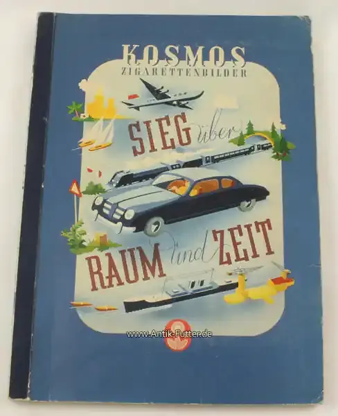 Meistverkauft | 1952 Sammelbilder-Album/Sieg über Raum und Zeit/Kosmos Zigarettenfabrik,Memmingen 2-3