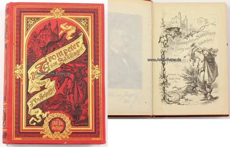 Deutsches Reich/Säkkingen 1882 J. V. von Scheffel / Der Trompeter von Säkkingen. Ein Sang vom Oberrhein 2 - Direkt kaufen