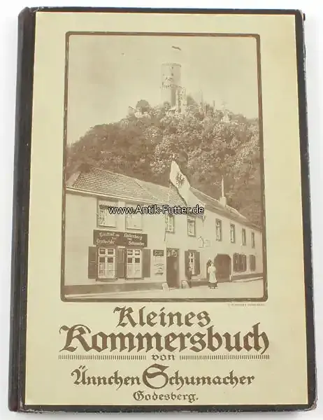 Schnell zugreifen | Godesberg Um 1917 Ännchen Schumacher / Kleines Kommersbuch 2-3