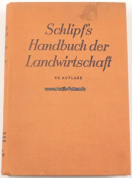 Bundesrepublik Deutschland 1950 Zimmermann / Schlipf‘s Praktisches Handbuch der Landwirtschaft 2 - Günstig