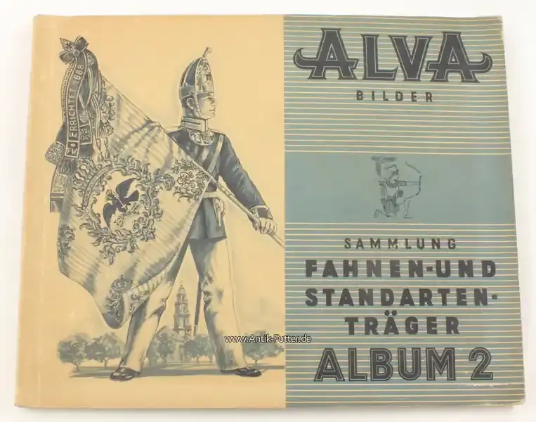 Sehr gut bewertet | Drittes Reich 1933 Sammelbilder-Album/Fahnen-und Standarten-Träger,Album 2/Alva Bilder 3