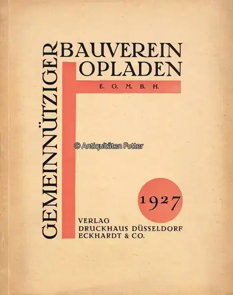 1927 Gemeinnütziger Bauverein Opladen E.G.M.B.H. 2 | Aktionspreis
