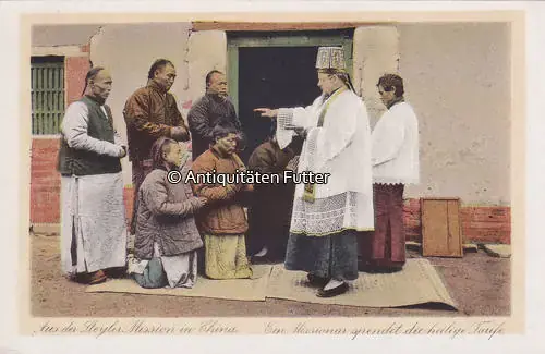 Bad Driburg / China O.J. Ansichtskarte / Postkarte / Aus der Steyler Mission in China. / Ein Missionar… 2 | Extra sparen
