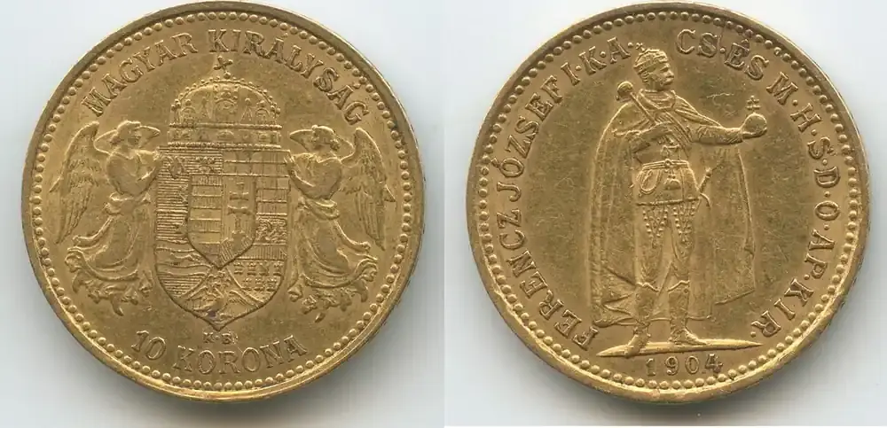 Kostenlose Rückgabe | Österreich Ungarn Kaiserreich 10 Korona Gold 1904 KB M 5488 – Kaiser Franz Joseph 1848-1916 Austria Hungary Sehr Schön – Vorzüglich