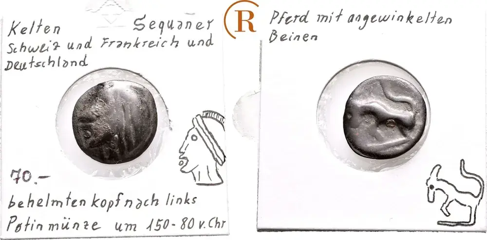 Nicht verpassen | Kelten Sequaner Potin ss