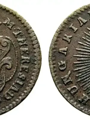 Zertifiziert | Haus Habsburg Cu 1/2 Denar 1767 Kremnitz Maria Theresia 1740-1780 Selten. Kl. Zainende, sehr schön