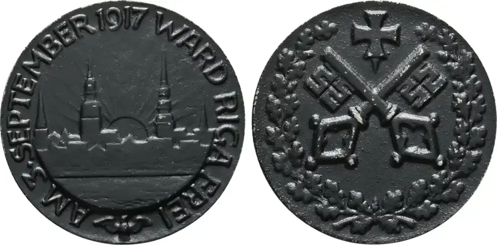 Deal | Erster Weltkrieg Eisengußmedaille 1917 Vorzüglich