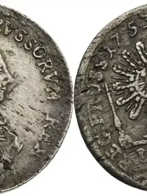 Zertifiziert | Preussen, Königreich 18 Gröscher 1753 E Friedrich II. (1740-1786) schön