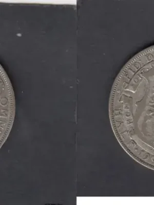 Zertifiziert | Great Britain 1/2 Crown GEORGIUS V 1922 KM.818.2. VF-