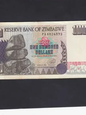 Zimbabwe 100 Dollar 1995 P.9 XF+ | Hohe Qualität