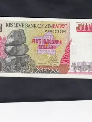 Zimbabwe 500 Dollars 2001 P.10 unz- | Sofort bestellbar
