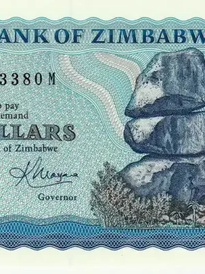 Zimbabwe 2 Dollars 1983 P.1b unz | Hammerpreis