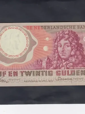 Zertifiziert | Netherlands 25 Gulden(AV55.1A.2)(P.87) 1955 M.83-1A unz