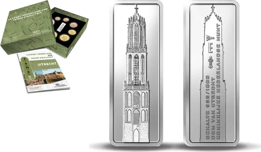 Nederland 2021 Proofset met Zilveren Domtoren | Sehr beliebt