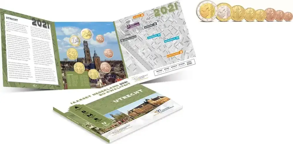 Nederland 2021 Nationale set Utrecht st | Brandneu