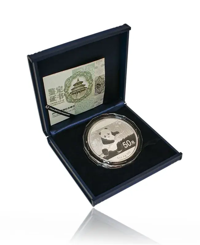 Nur diese Woche | 5 Unzen Silbermünze China Panda 2014 proof
