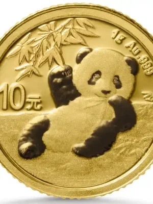 Direkt vom Hersteller | 1 Gramm Goldmünze China Panda 2020