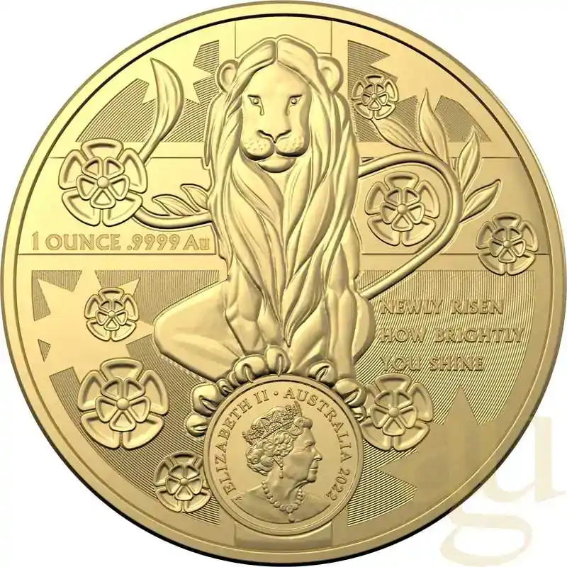 Premium | 1 Unze Goldmünze Australien Coat of Arms 2022