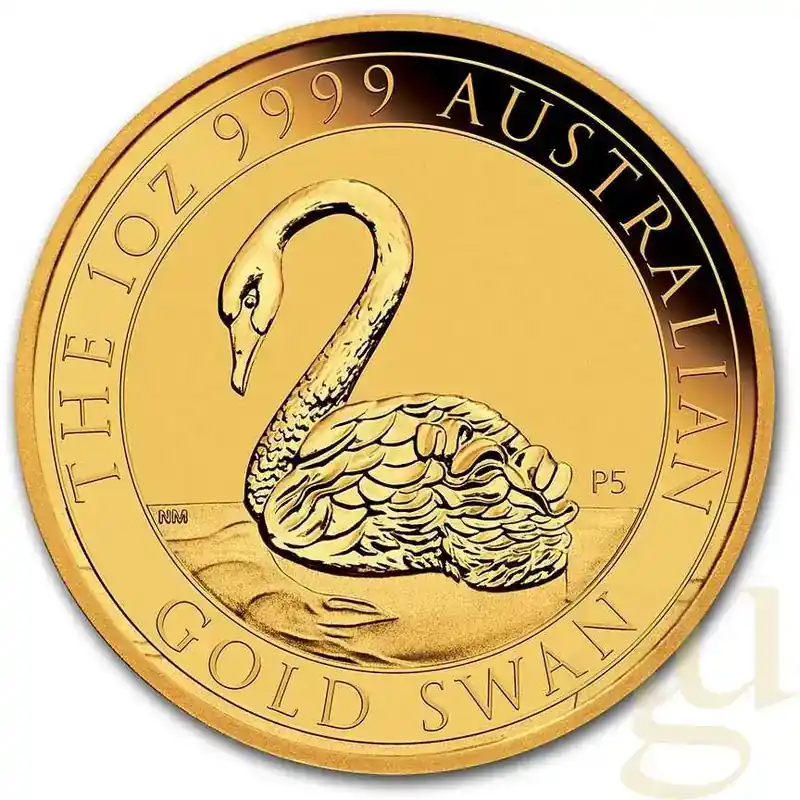 Direkt kaufen - 1 Unze Goldmünze Australien Schwan 2021