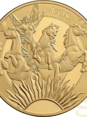 Jetzt sparen - 1 Unze Goldmünze The Goddesses Series Eos and the Horses 2023