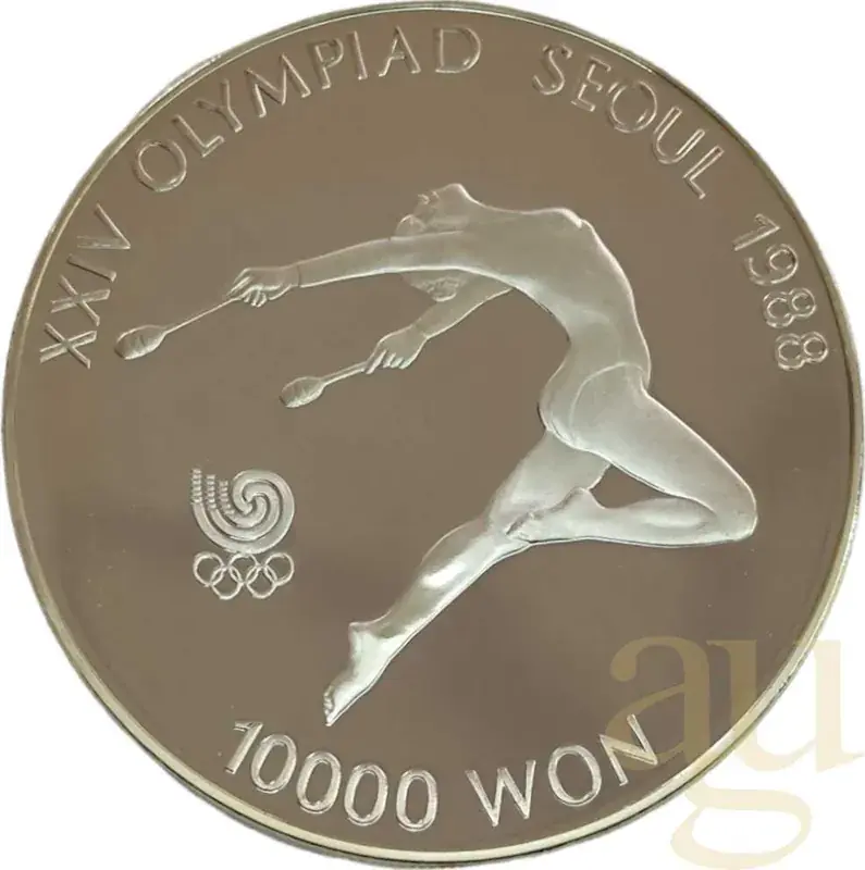 1 Unze Silbermünze Südkorea Olympiade Seoul - Kundenliebling