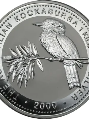 1 Kilogramm Silbermünze Australien Kookaburra 2000 | Kundenliebling